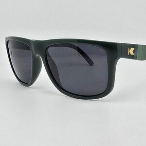 Knockaround Sherwood Torrey Pines Green Frame Polarized Grey Lens Sunglasses